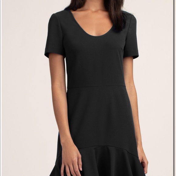 Trina Turk Form 2 Dress Black sz 2 - Picture 1 of 5